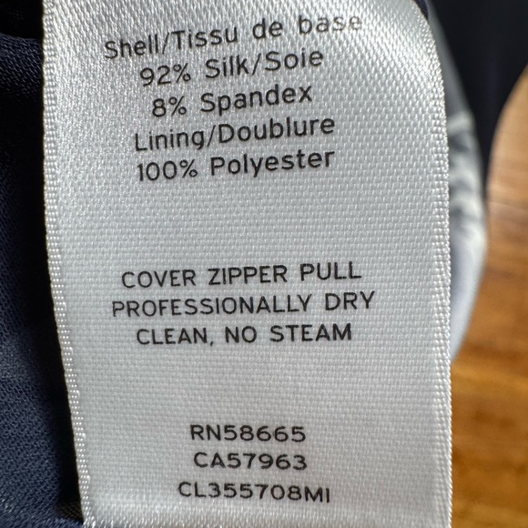 Classiques Entier Womens Navy Floral Sleeveless keyhole Silk A-line Midi dress 6 - Picture 10 of 16